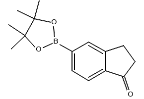 5-(4,4,5,5-TETRAMETHYL-1,3,2-DIOXABOROLAN-2-YL)-2,3-DIHYDRO-1H-INDEN-1-ONE structure, CAS 214360-81-3