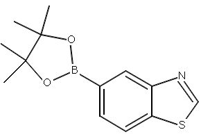 5-(4,4,5,5-TETRAMETHYL-1,3,2-DIOXABOROLAN-2-YL)BENZO[D]THIAZOLE structure, CAS 1073354-91-2