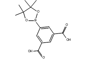 5-(4,4,5,5-TETRAMETHYL-1,3,2-DIOXABOROLAN-2-YL)ISOPHTHALIC ACID structure, CAS 1041434-13-2