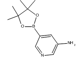5-(4,4,5,5-TETRAMETHYL-1,3,2-DIOXABOROLAN-2-YL)PYRIDIN-3-AMINE structure, CAS 107335-49-9