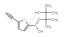 5-(4,4,5,5-TETRAMETHYL-1,3,2-DIOXABOROLAN-2-YL)THIOPHENE-2-CARBONITRILE structure, CAS 676501-85-2