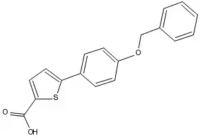 5-(4-(BENZYLOXY)PHENYL)NICOTINIC ACID structure, CAS 893739-18-9