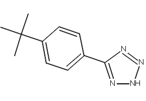 5-(4-(TERT-BUTYL)PHENYL)-2H-TETRAZOLE structure, CAS 126393-38-2