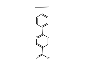 5-(4-(TERT-BUTYL)PHENYL)NICOTINIC ACID structure, CAS 893738-16-4