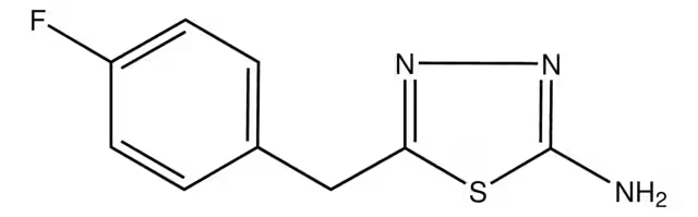5-(4-BROMOPHENYL)-1,3,4-THIADIAZOL-2-AMINE structure, CAS 13178-12-6