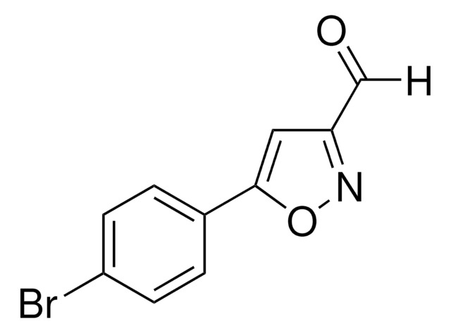 5-(4-BROMOPHENYL)ISOXAZOLE-3-CARBALDEHYDE structure, CAS 640292-04-2