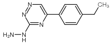 5-(4-ETHYLPHENYL)-3-HYDRAZINYL-1,2,4-TRIAZINE structure, CAS 915924-89-9