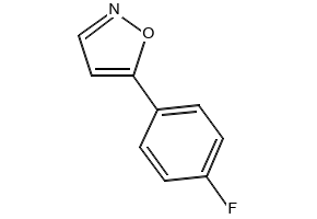 5-(4-FLUOROPHENYL)ISOXAZOLE structure, CAS 138716-37-7