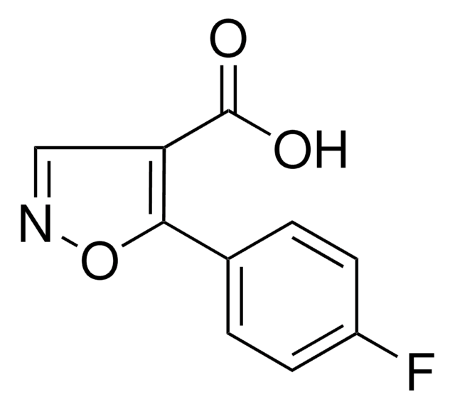 5-(4-FLUOROPHENYL)ISOXAZOLE-4-CARBOXYLIC ACID structure, CAS 618383-51-0