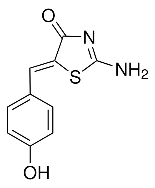 5-(4-HYDROXYBENZYLIDENE)-2-IMINOTHIAZOLIDIN-4-ONE structure, CAS 299953-00-7