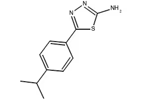 5-(4-ISOPROPYLPHENYL)-1,3,4-THIADIAZOL-2-AMINE structure, CAS 100987-89-1