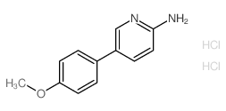 5-(4-METHOXYPHENYL)PYRIDIN-2-YLAMINE DIHYDROCHLORIDE structure, CAS 1185081-59-7