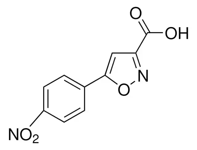 5-(4-NITROPHENYL)ISOXAZOLE-3-CARBOXYLIC ACID structure, CAS 33282-25-6