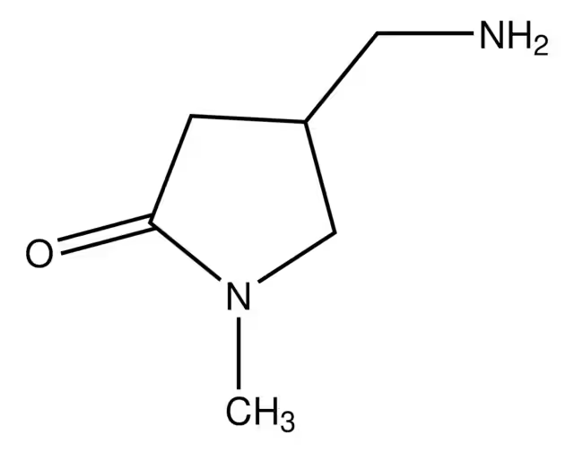 5-(AMINOMETHYL)-1-METHYLPYRROLIDIN-2-ONE structure, CAS 67433-53-8