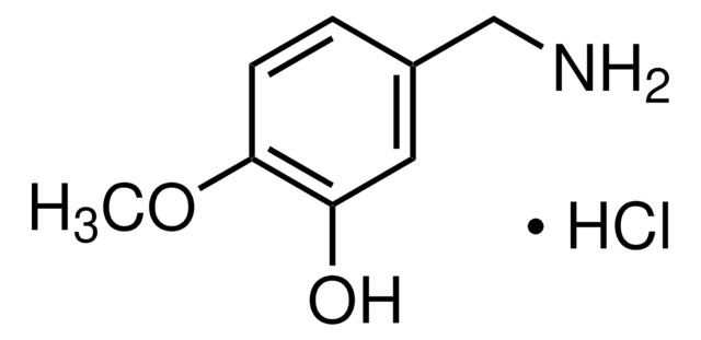 5-(AMINOMETHYL)-2-METHOXYPHENOL HYDROCHLORIDE structure, CAS 42365-68-4