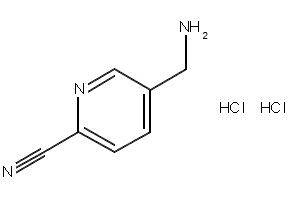5-(AMINOMETHYL)PICOLINONITRILE structure, CAS 181130-14-3