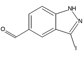 5-(BENZYLOXY)-1H-INDAZOLE-3-CARBALDEHYDE structure, CAS 885271-28-3