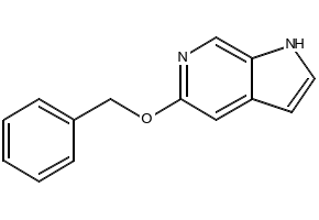 5-(BENZYLOXY)-1H-PYRROLO[2,3-C]PYRIDINE structure, CAS 17288-54-9