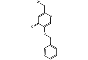 5-(BENZYLOXY)-2-(HYDROXYMETHYL)-4H-PYRAN-4-ONE structure, CAS 15771-06-9