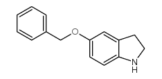 5-(BENZYLOXY)INDOLINE structure, CAS 92818-36-5