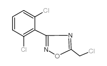 5-(CHLOROMETHYL)-3-(2,6-DICHLOROPHENYL)-1,2,4-OXADIAZOLE structure, CAS 117762-99-9