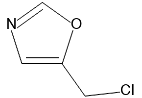 5-(CHLOROMETHYL)OXAZOLE structure, CAS 172649-57-9