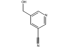 5-(HYDROXYMETHYL)NICOTINONITRILE structure, CAS 135124-71-9