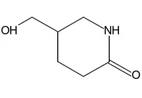 5-(HYDROXYMETHYL)PIPERIDIN-2-ONE structure, CAS 146059-77-0