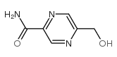 5-(HYDROXYMETHYL)PYRAZINECARBOXAMIDE structure, CAS 412277-94-2