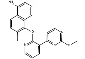 5-(ISOPROPYLSULFONYL)-2-(PYRROLIDIN-1-YL)PYRIMIDIN-4-AMINE structure, CAS 175202-04-7