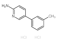 5-(M-TOLYL)PYRIDIN-2-AMINE DIHYDROCHLORIDE structure, CAS 1189458-99-8