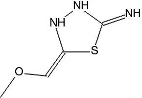 5-(METHOXYMETHYL)-1,3,4-THIADIAZOL-2-AMINE structure, CAS 15884-86-3