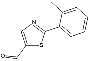 5-(O-TOLYL)THIOPHENE-2-CARBALDEHYDE structure, CAS 886509-95-1
