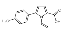 5-(P-TOLYL)-1-VINYL-1H-PYRROLE-2-CARBOXYLIC ACID structure, CAS 131172-66-2
