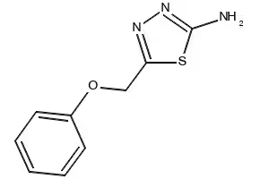 5-(PHENOXYMETHYL)-1,3,4-THIADIAZOL-2-AMINE structure, CAS 121068-32-4