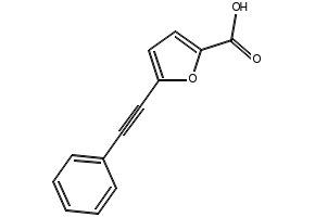 5-(PHENYLETHYNYL)FURAN-2-CARBOXYLIC ACID structure, CAS 130423-83-5