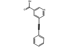 5-(PHENYLETHYNYL)NICOTINIC ACID structure, CAS 175203-69-7