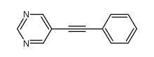 5-(PHENYLETHYNYL)PYRIMIDINE structure, CAS 71418-88-7