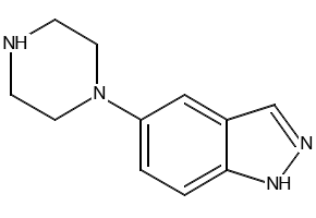 5-(PIPERAZIN-1-YL)-1H-INDAZOLE structure, CAS 478827-33-7