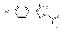 5-(PROP-1-EN-2-YL)-3-(P-TOLYL)-1,2,4-OXADIAZOLE structure, CAS 1033201-98-7