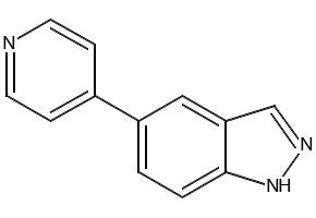 5-(PYRIDIN-4-YL)-1H-INDAZOLE structure, CAS 885272-55-9