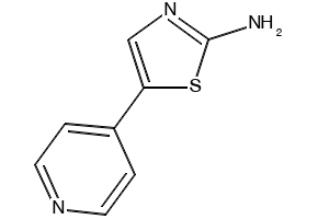 5-(PYRIDIN-4-YL)THIAZOL-2-AMINE structure, CAS 40353-55-7