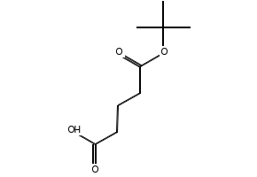 5-(TERT-BUTOXY)-5-OXOPENTANOIC ACID structure, CAS 63128-51-8