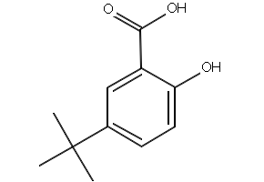 5-(TERT-BUTYL)-2-HYDROXYBENZOIC ACID structure, CAS 16094-31-8