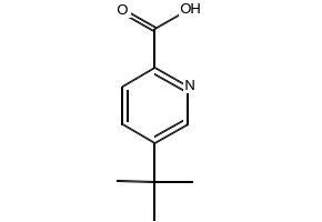 5-(TERT-BUTYL)PICOLINIC ACID structure, CAS 1005785-85-2