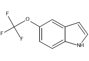 5-(TRIFLUOROMETHOXY)-1H-INDOLE structure, CAS 262593-63-5