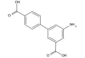 5-(TRIFLUOROMETHYL)-[1,1'-BIPHENYL]-3,4'-DICARBOXYLIC ACID structure, CAS 1261975-94-3