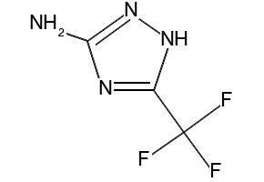 5-(TRIFLUOROMETHYL)-1H-1,2,4-TRIAZOL-3-AMINE structure, CAS 25979-00-4