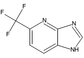 5-(TRIFLUOROMETHYL)-1H-IMIDAZO[4,5-B]PYRIDINE structure, CAS 617678-32-7