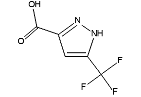 5-(TRIFLUOROMETHYL)-1H-PYRAZOLE-3-CARBOXYLIC ACID structure, CAS 129768-28-1